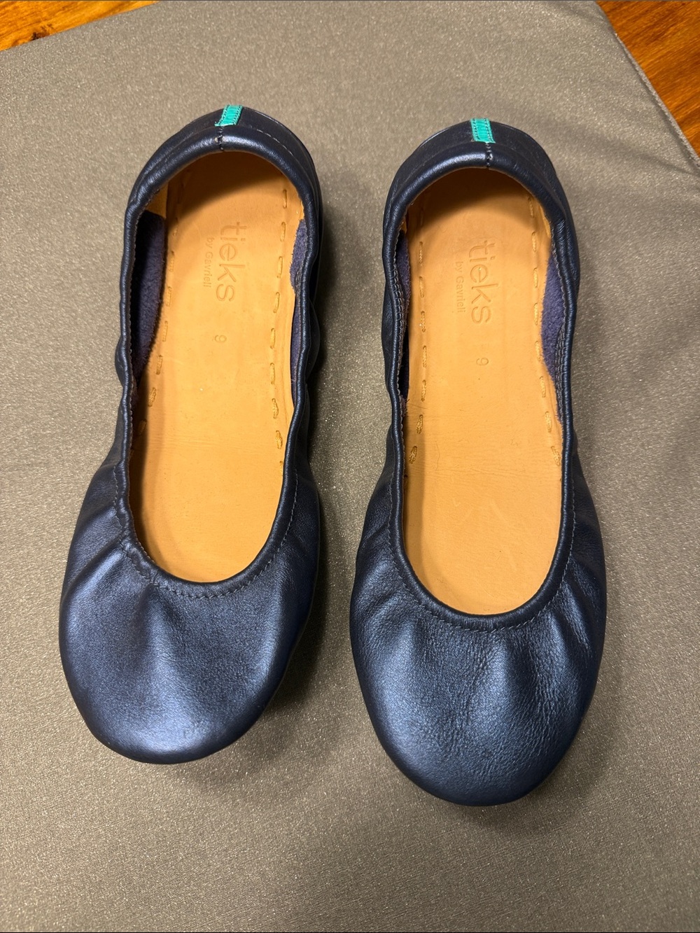 Metallic Navy Blue Tieks NwoT